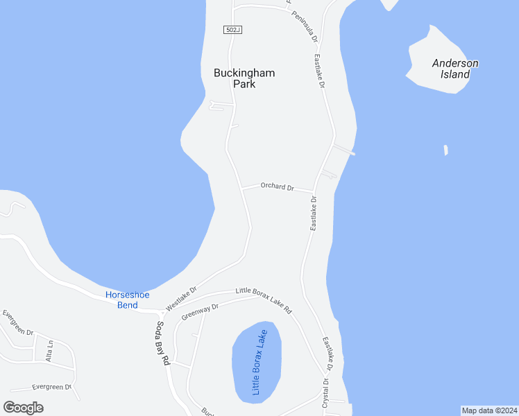 map of restaurants, bars, coffee shops, grocery stores, and more near 2350 Westlake Drive in Kelseyville