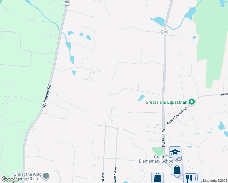 map of restaurants, bars, coffee shops, grocery stores, and more near 10230 Akhtamar Drive in Great Falls