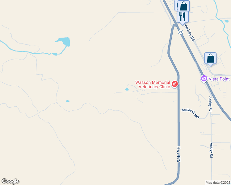 map of restaurants, bars, coffee shops, grocery stores, and more near 608 Dixon Drive in Lakeport