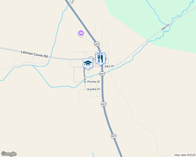 map of restaurants, bars, coffee shops, grocery stores, and more near 250 Saval Avenue in Baker