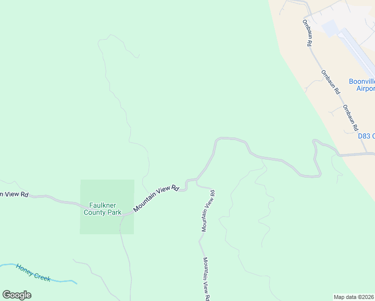 map of restaurants, bars, coffee shops, grocery stores, and more near 19500 Mountain View Road in Boonville