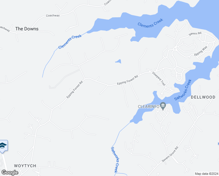 map of restaurants, bars, coffee shops, grocery stores, and more near 1701 Marshall Court in Annapolis