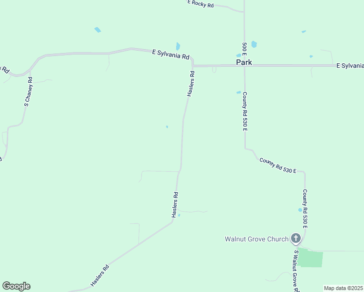 map of restaurants, bars, coffee shops, grocery stores, and more near Park Road in Greene County
