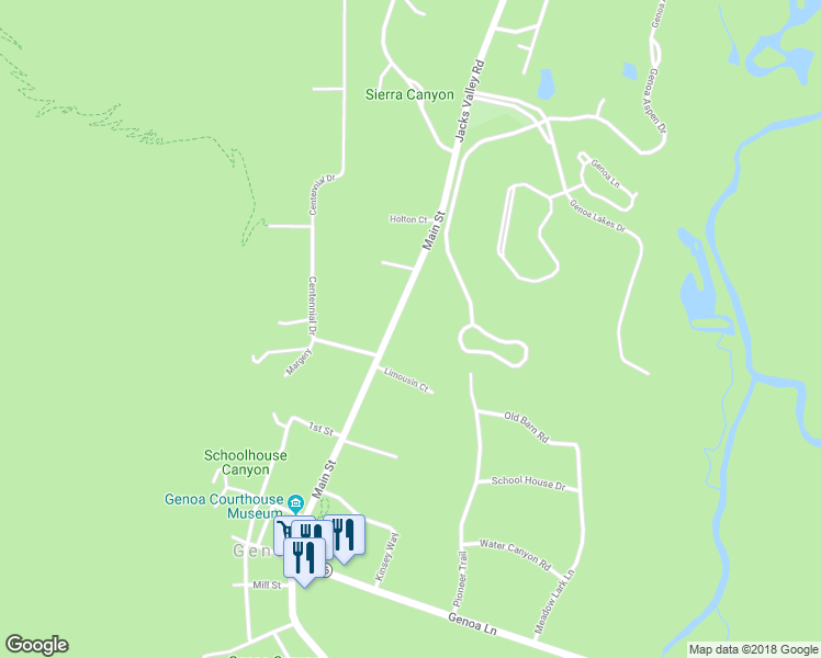 map of restaurants, bars, coffee shops, grocery stores, and more near 2391 Jacks Valley Road in Carson City