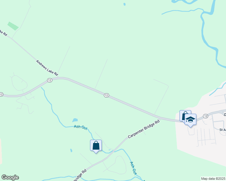 map of restaurants, bars, coffee shops, grocery stores, and more near 4691 Johnny Cake Landing Road in Frederica