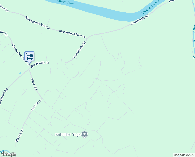 map of restaurants, bars, coffee shops, grocery stores, and more near 487 Anamaria Lane in Front Royal