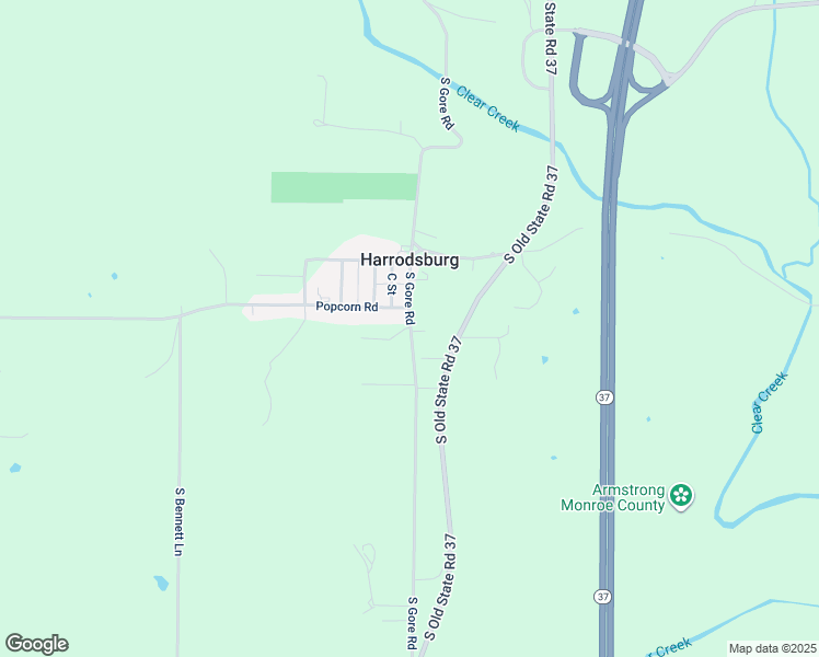 map of restaurants, bars, coffee shops, grocery stores, and more near 701 West Popcorn Road in Bloomington