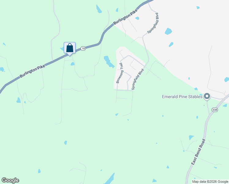 map of restaurants, bars, coffee shops, grocery stores, and more near 6483 Canal Trace in Burlington