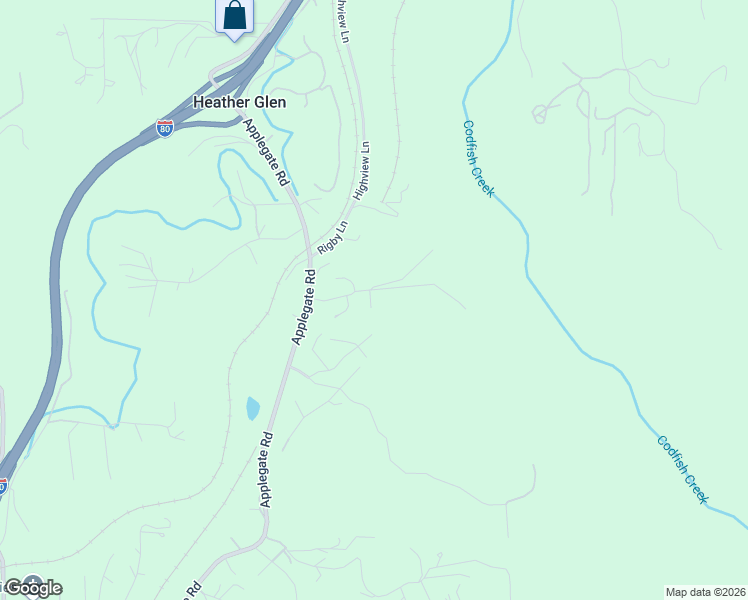 map of restaurants, bars, coffee shops, grocery stores, and more near 620 Weaver Hill Lane in Colfax