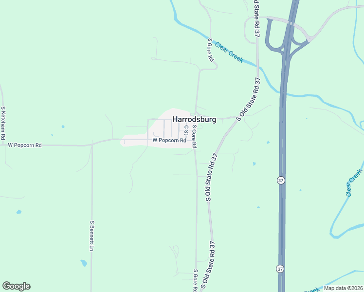 map of restaurants, bars, coffee shops, grocery stores, and more near 701 West Popcorn Road in Bloomington