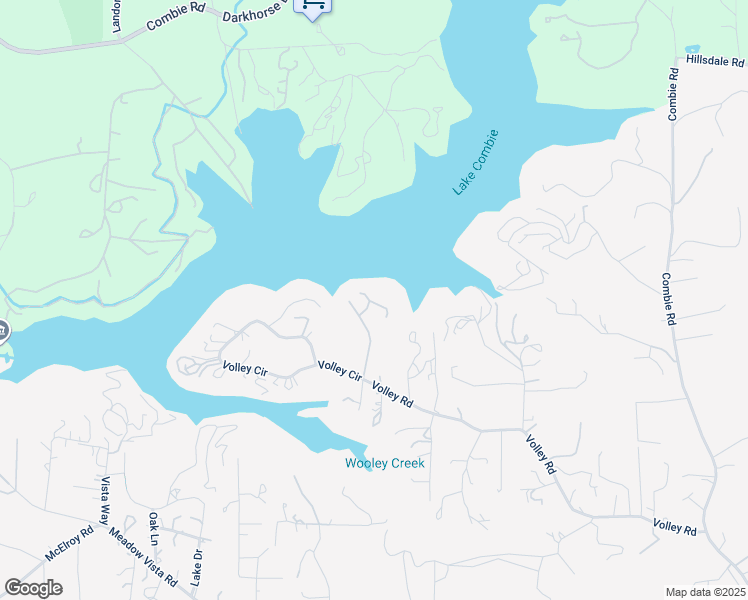 map of restaurants, bars, coffee shops, grocery stores, and more near 2720 Volley Lane in Meadow Vista