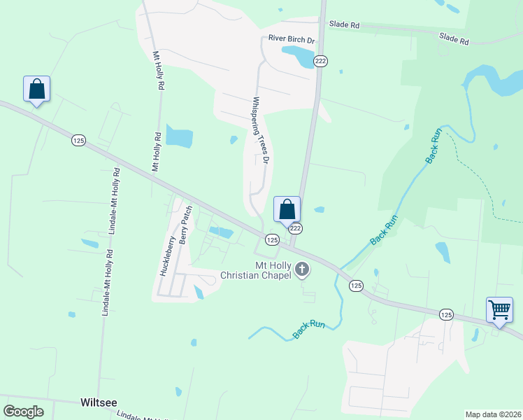 map of restaurants, bars, coffee shops, grocery stores, and more near 3300 Whispering Woods Drive in Amelia