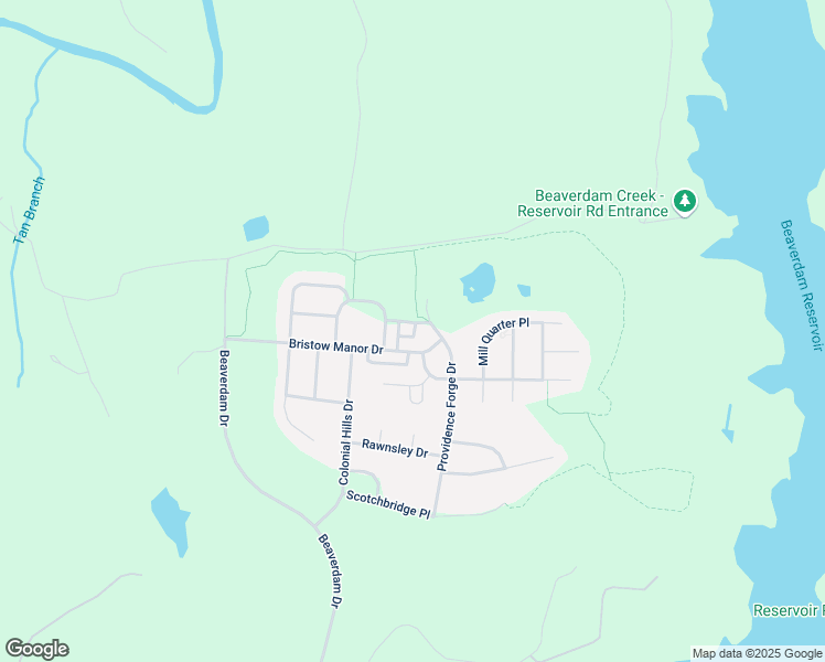 map of restaurants, bars, coffee shops, grocery stores, and more near 41893 Withorne Way in Ashburn