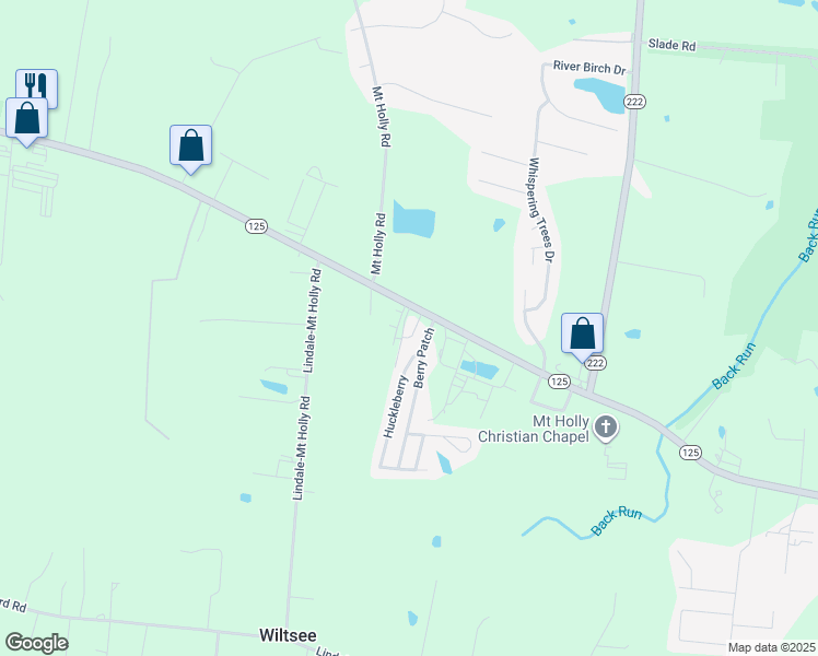 map of restaurants, bars, coffee shops, grocery stores, and more near 2053 Ohio 125 in Amelia