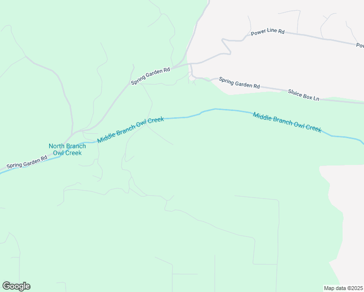 map of restaurants, bars, coffee shops, grocery stores, and more near 20688 Spring Garden Road in Foresthill