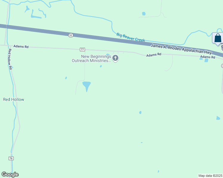 map of restaurants, bars, coffee shops, grocery stores, and more near in Beaver