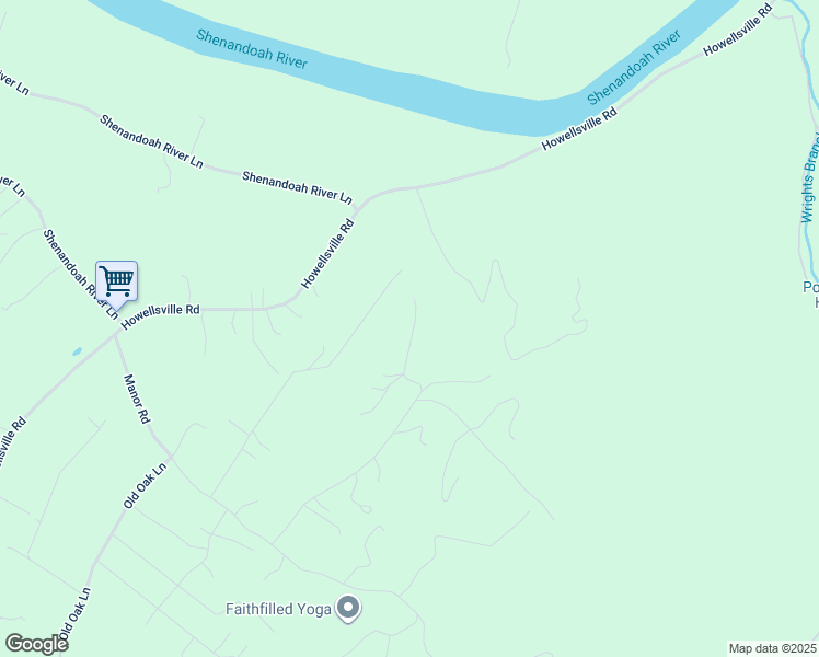 map of restaurants, bars, coffee shops, grocery stores, and more near 494 Anamaria Lane in Front Royal