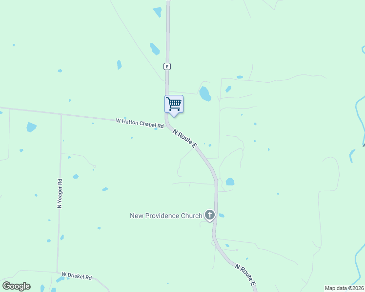 map of restaurants, bars, coffee shops, grocery stores, and more near 5052 State Highway E in Columbia