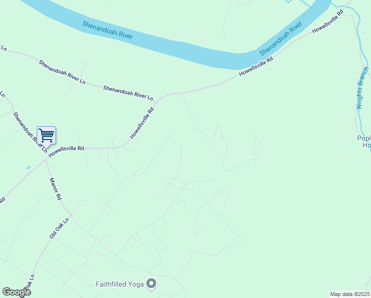 map of restaurants, bars, coffee shops, grocery stores, and more near 496 Anamaria Lane in Front Royal