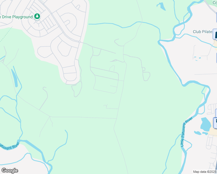 map of restaurants, bars, coffee shops, grocery stores, and more near 1517 Twinleaf Lane in Odenton