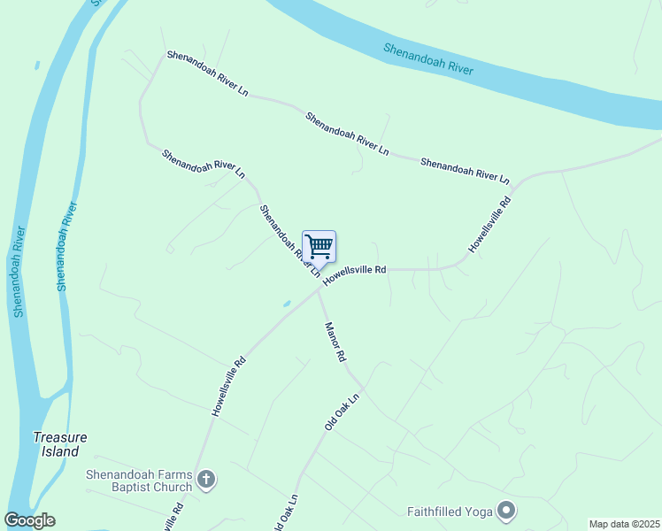 map of restaurants, bars, coffee shops, grocery stores, and more near 3165 Kimble Road in Berryville