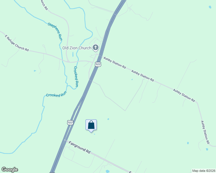map of restaurants, bars, coffee shops, grocery stores, and more near in Ashby