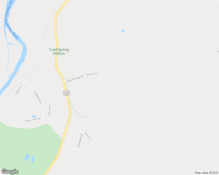 map of restaurants, bars, coffee shops, grocery stores, and more near 435 Summit Drive in Moorefield