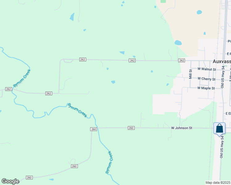 map of restaurants, bars, coffee shops, grocery stores, and more near 6178 County Road 262 in Auxvasse