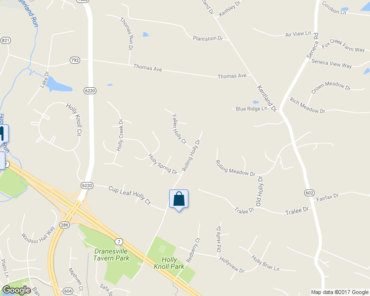 map of restaurants, bars, coffee shops, grocery stores, and more near 11905 Fallen Holly Court in Great Falls