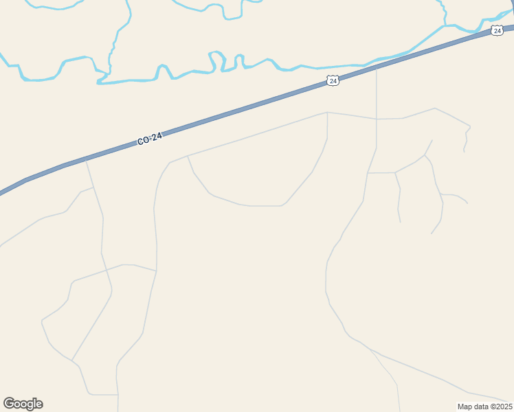 map of restaurants, bars, coffee shops, grocery stores, and more near Kiowa Road in Hartsel