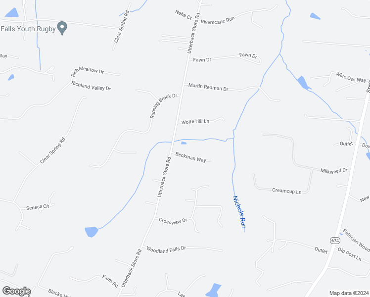 map of restaurants, bars, coffee shops, grocery stores, and more near 10920 Beckman Way in Great Falls
