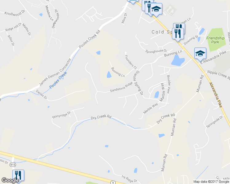 map of restaurants, bars, coffee shops, grocery stores, and more near 853 Sandstone Ridge in Newport