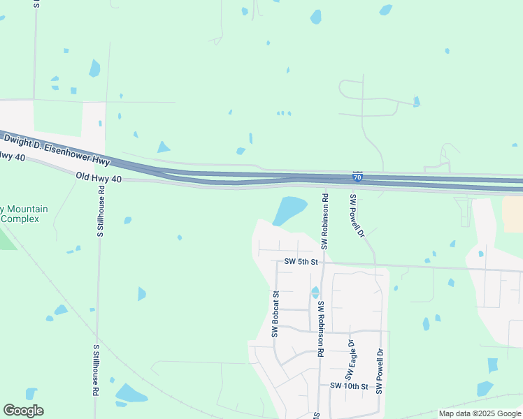 map of restaurants, bars, coffee shops, grocery stores, and more near 36809 U.S. 40 in Oak Grove