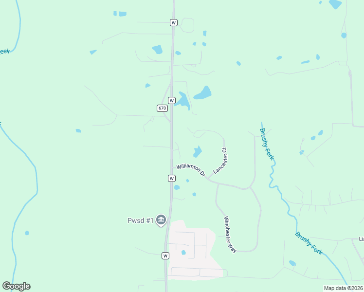 map of restaurants, bars, coffee shops, grocery stores, and more near 50 Round Table Court in Winfield