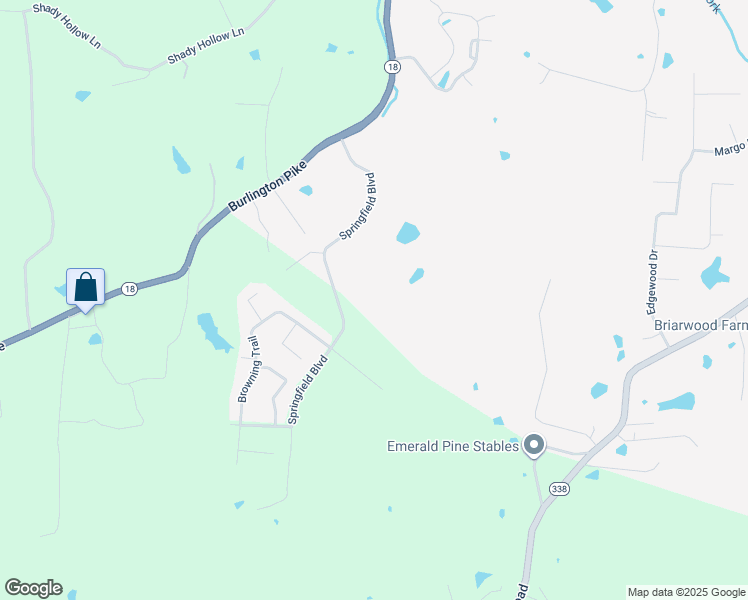 map of restaurants, bars, coffee shops, grocery stores, and more near in Burlington