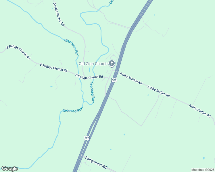 map of restaurants, bars, coffee shops, grocery stores, and more near 36 Zion Church Road in Middletown