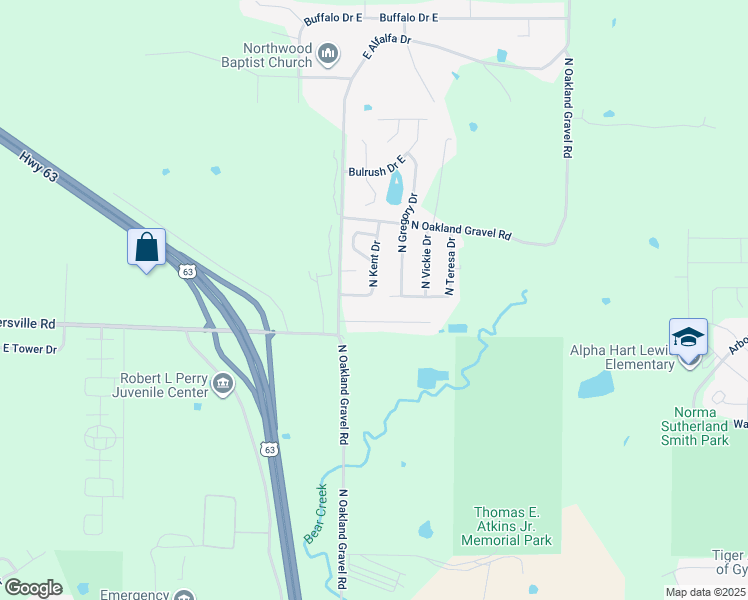 map of restaurants, bars, coffee shops, grocery stores, and more near 5898 North Kent Drive in Columbia