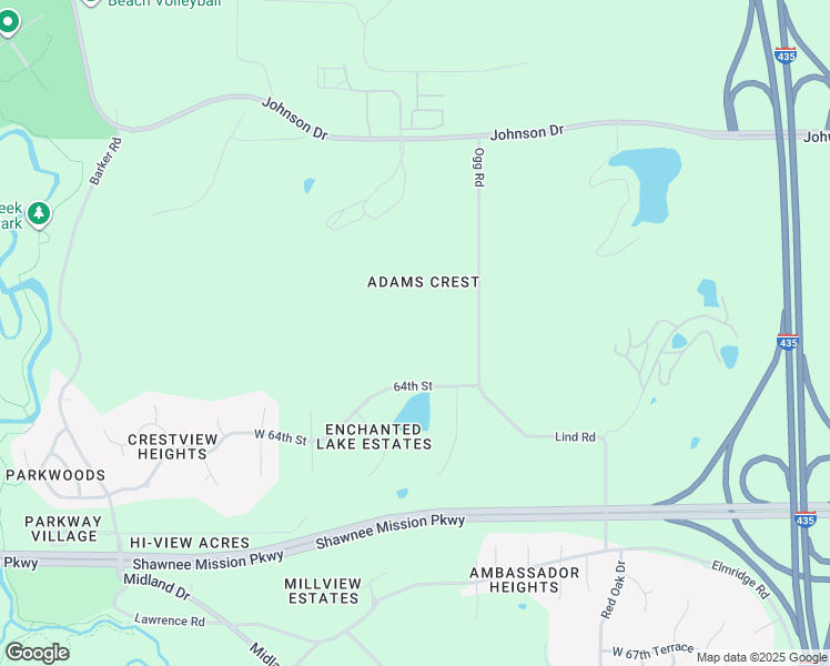 map of restaurants, bars, coffee shops, grocery stores, and more near 6310 Ogg Road in Shawnee
