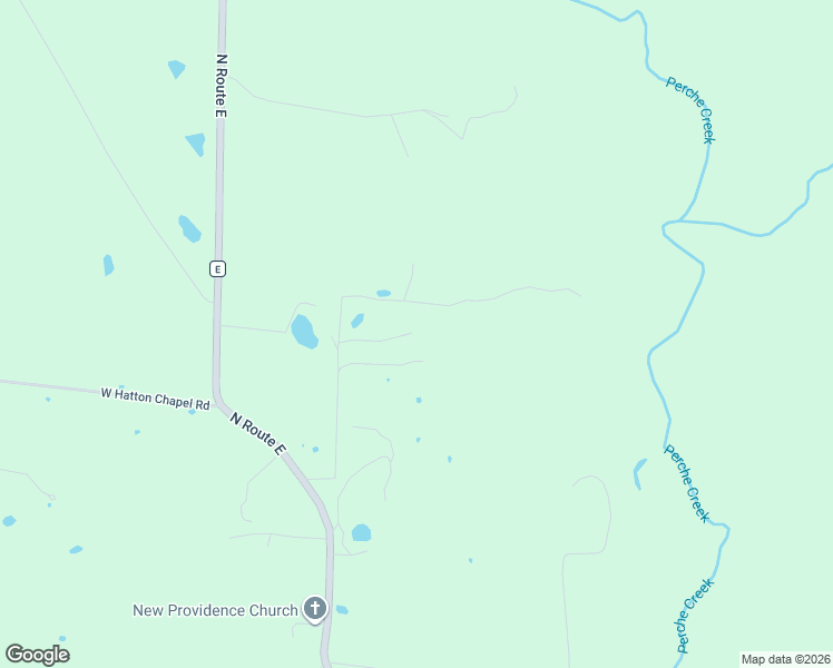map of restaurants, bars, coffee shops, grocery stores, and more near 5052 North Route E in Columbia