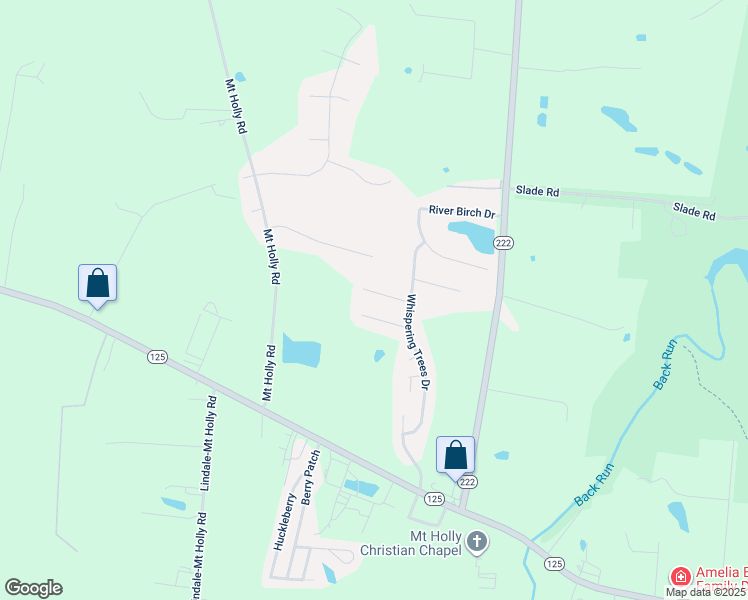 map of restaurants, bars, coffee shops, grocery stores, and more near 2039 Sunset View Lane in Amelia
