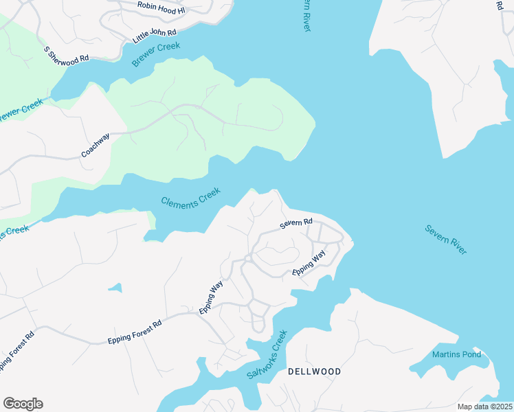 map of restaurants, bars, coffee shops, grocery stores, and more near 357 Overlook Trail in Annapolis
