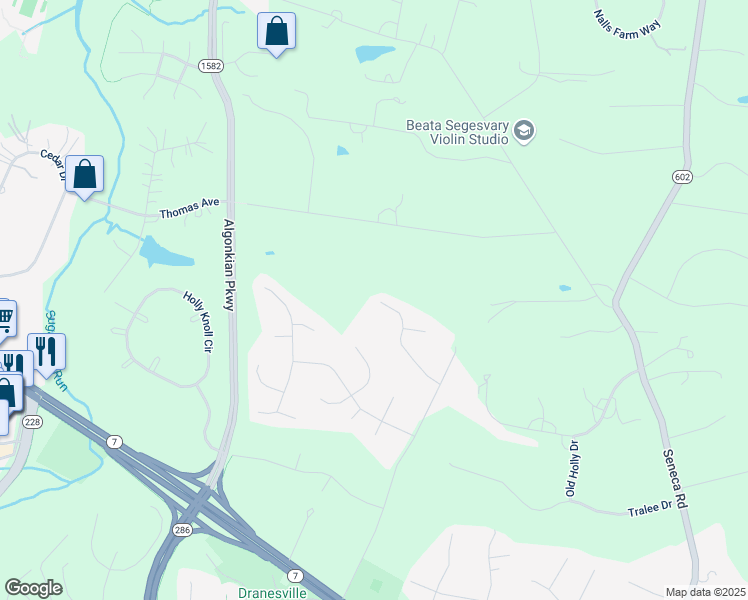 map of restaurants, bars, coffee shops, grocery stores, and more near 11923 Fallen Holly Court in Great Falls