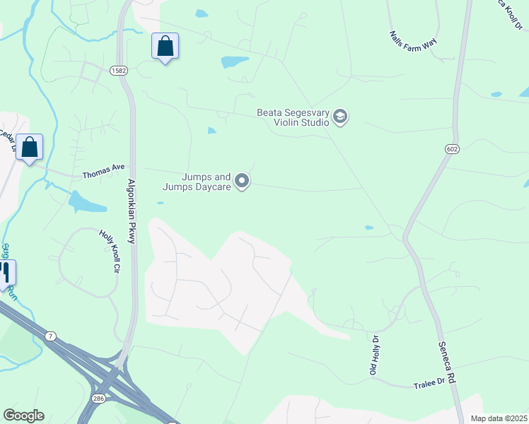 map of restaurants, bars, coffee shops, grocery stores, and more near 11755 Thomas Avenue in Great Falls