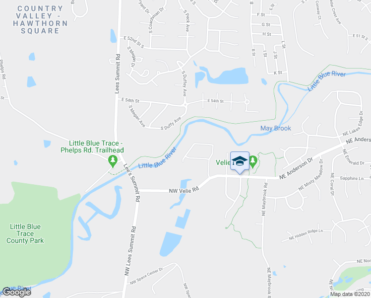 map of restaurants, bars, coffee shops, grocery stores, and more near 5756 Northwest Plantation Lane in Lee's Summit