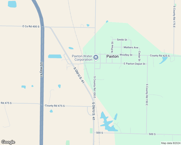 map of restaurants, bars, coffee shops, grocery stores, and more near in Paxton