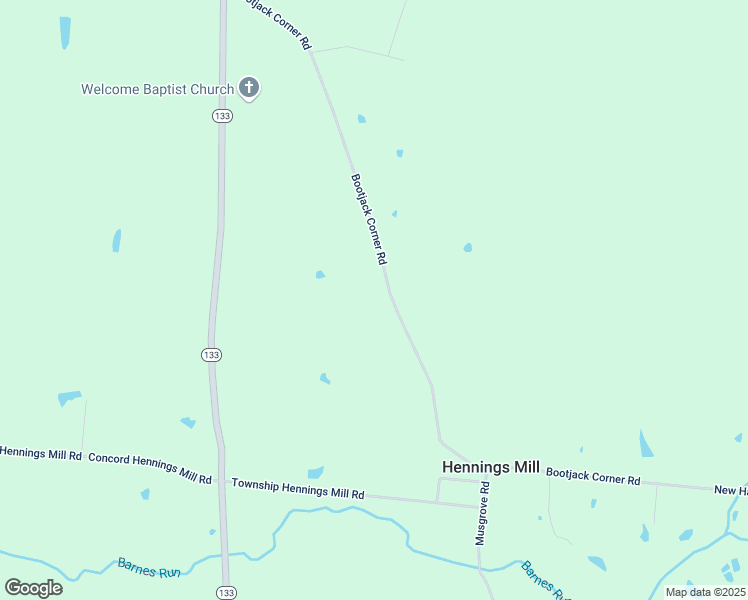 map of restaurants, bars, coffee shops, grocery stores, and more near 3605 Bootjack Corner Road in Williamsburg