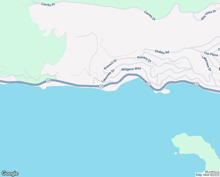 map of restaurants, bars, coffee shops, grocery stores, and more near 11575 State Highway 20 in Clearlake Oaks