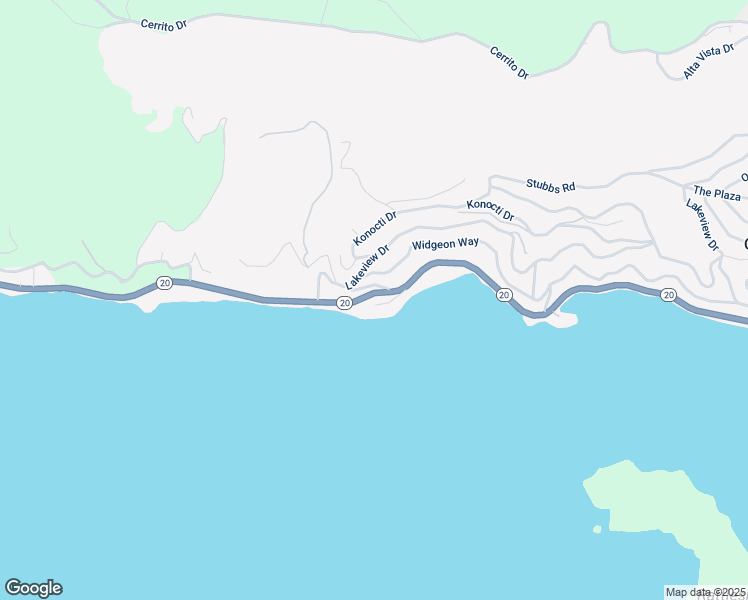map of restaurants, bars, coffee shops, grocery stores, and more near 11627 East Highway 20 in Lucerne