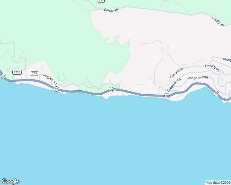 map of restaurants, bars, coffee shops, grocery stores, and more near 11145 East Highway 20 in Lucerne