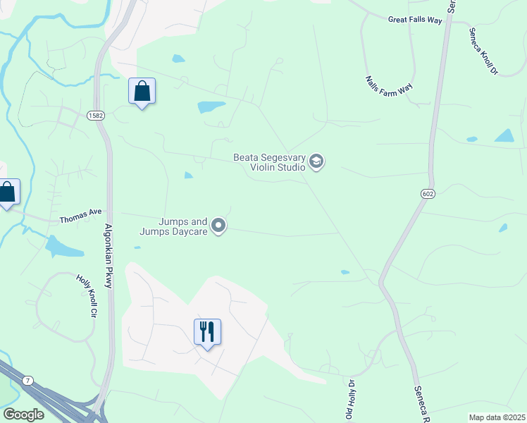 map of restaurants, bars, coffee shops, grocery stores, and more near 11748 Thomas Avenue in Great Falls
